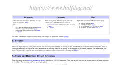 Desktop Screenshot of halfdog.net